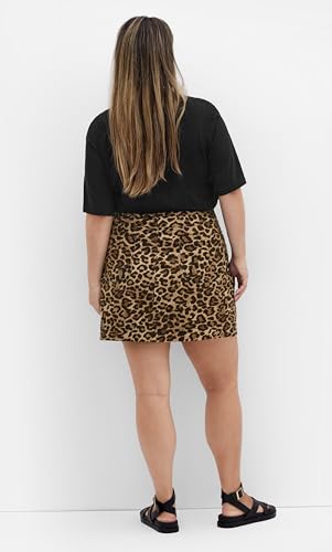 City Chic Women's Plus Size Skirt-Kyra Denim2