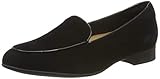 Leder Clarks Damen Un Blush Ease Slipper, Schwarz (Black Sde), 37 EU