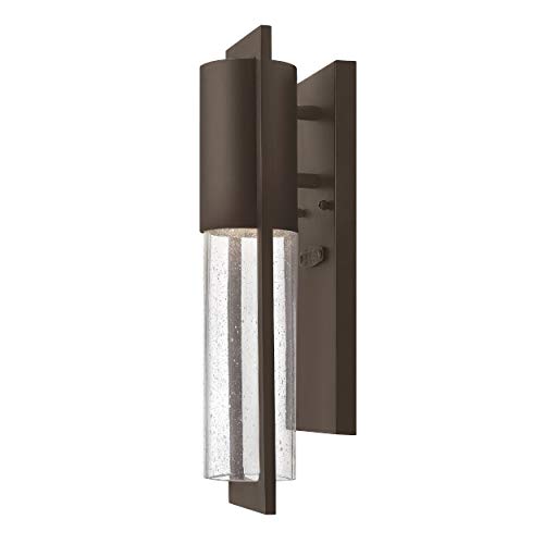 Hinkley 1326KZ Transitional One Light Wall Mount from Shelter Collection in Bronze/Dark Finish, Extra Small, See Image