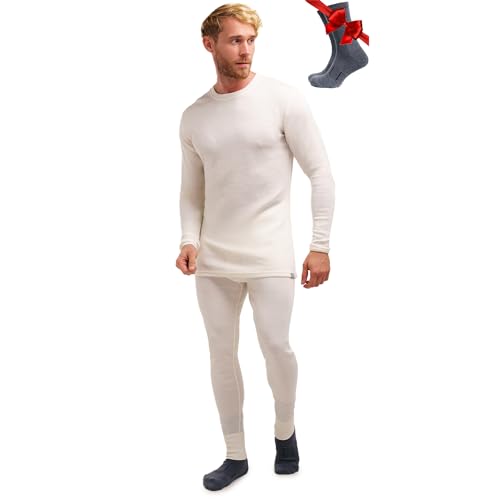 Merino tech Men’s Merino Wool Base Layer Set