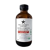 The Goodbye Company Extra Virgin Castor Oil 250ml, USDA Organic, Cold Pressed, Food Grade, Hexane-Free, Supports Digestive Wellness, Hair Growth, Eyelashes, Brows And Skin