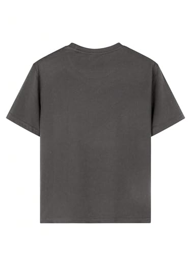 Girl's Letter Print Short Sleeve T Shirts Casual Crew Neck Summer Graphic Tee Tops2