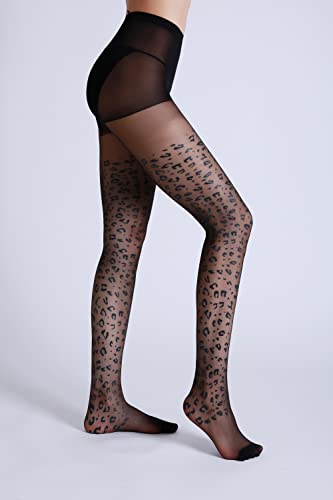 Image of Sahabowi Women Tights, Sheer High Waist Pantyhose, Vintage Control Top Stockings, Siwa 2