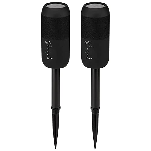 Haut-parleurs Bluetooth etanches iLive ISBW240BDL a piquets amovibles amovibles