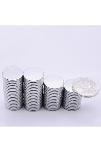 Mıknatıs — Dünya Magnet 5 Adet 18X2 Mm Yuvarlak Güçlü Neodyum