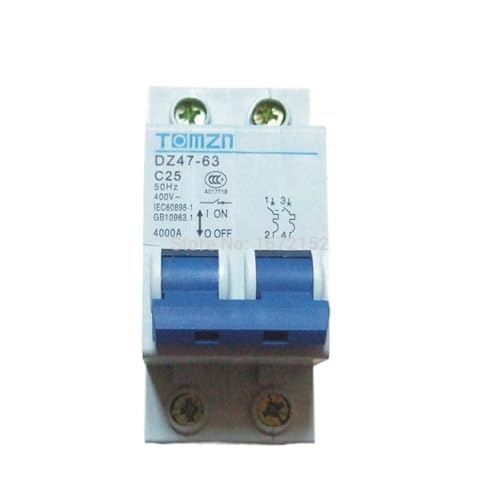 Disjoncteur miniature AC 2P 25A 400V pour la protection de tableau électrique - 2