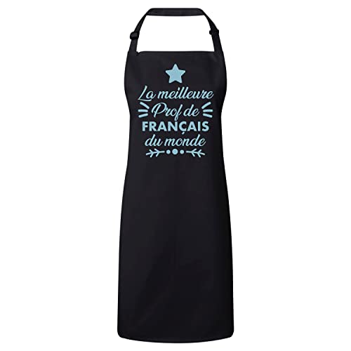 Tablier cuisine premium la meilleure prof de français textile haut de gamme
