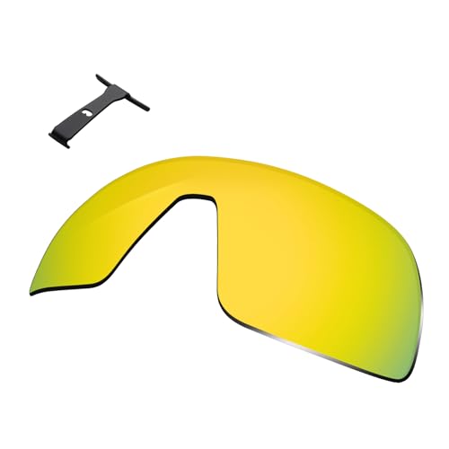 Image of 100% Precise-Fit Replacement Sunglass Lenses & Black Wicket for Oakley Sutro OO9406