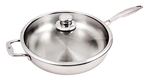 Swiss Diamond Prestige Clad XD Induction Sauté Pan with Lid,
