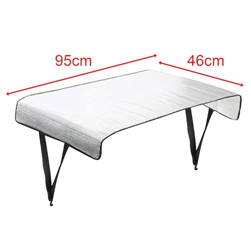 Image of AC Outdoor Unit Protector, 95x46cm Aluminum Film Cover for AC Compressor, Weather-Resistant AC Outdoor Unit Cover, Protection from Sunlight Dust and Rain