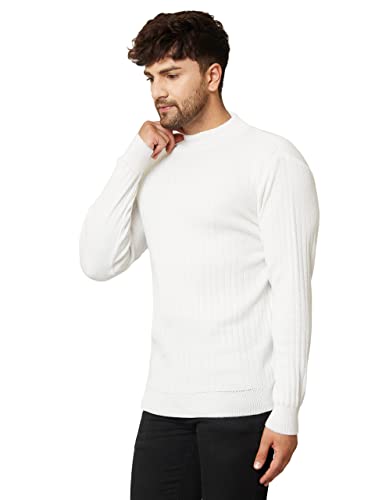 Image of Kvetoo Men High Neck Full Sleeve Winter Woolen Sweater