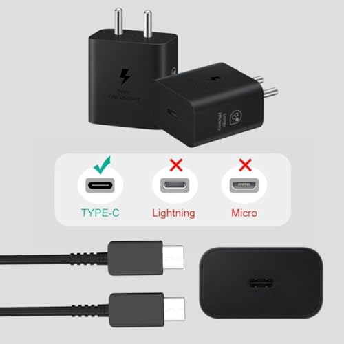 Image of KUZOOM 60W USB C to C Fast Charging Cable, Type C to Type C Cord for Samsung Galaxy S24 /S23 /S22 /S21 /S20, Note 20 /Note 10, Z Fold 3 /4 /5, iPhone 16 Series - Black