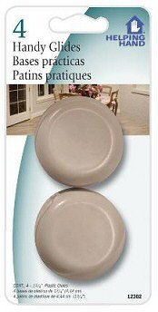 The Faucet Queen108601 1.75" 4 Piece Handy Glides Medium, Multicolor