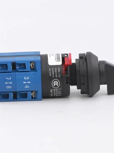 Conmutador de leva rotativo de tres posiciones LW26-10X para panel 16mm 4