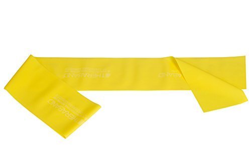 Theraband Thin/Light Resistance Latex Free Exercise Band 10 Feet(Length) x 4 Inches(Width) Yellow (B073S882BK) Amazon Price History, Amazon Price Tracker