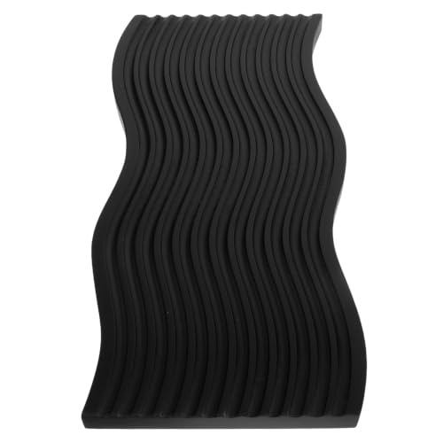 PLAFOPE Black Wooden Vanity Tray for Bathroom Counter Extra Storage