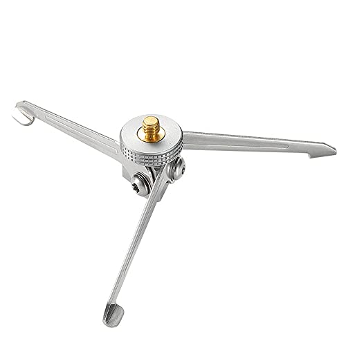 CAMPING MOON TC-ST Stabilizer Gas Lantern for Fillable Tanks, Anti-tip, Foldable, Stainless Steel