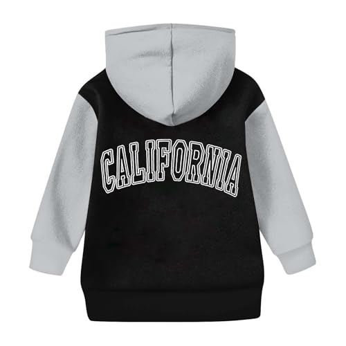 Girls 2 Piece Outfits Sweatsuit California Letter Print Pullover Hoodie Sweatshirt Lounge Sets Jogger Sweatpants 4-14Years4