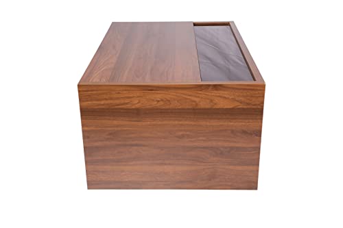 Image of Coffee Table Lift up in Walnut (Columbian Walnut)
