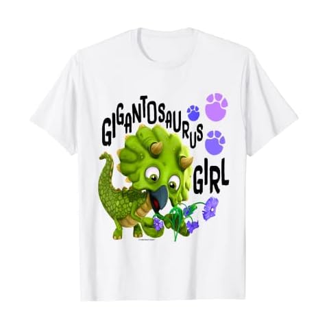Gigantosaurus Tiny the Dinosaur "Gigantosaurus Girl" T-Shirt Cover