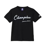 [チャンピオン] キッズ 半袖 丸首 グラフィックロゴプリント ショートスリーブTシャツ スクールスポーツ CK-DS306-090-150