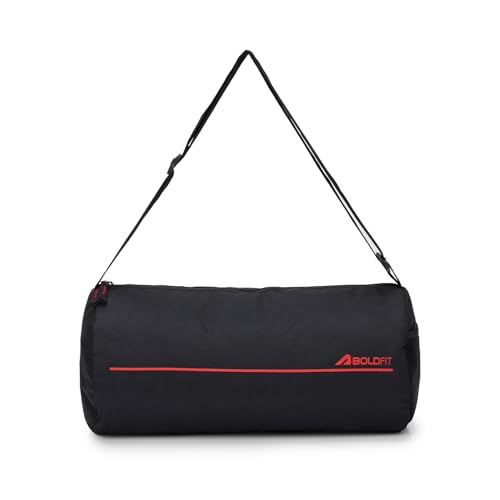 Image of Boldfit Gym Bags for Men Compact Sports Duffle for Women Unisex Duffle Bag for Carry & Travel Adjustable for Shoes Towel Duffel Sports Bag