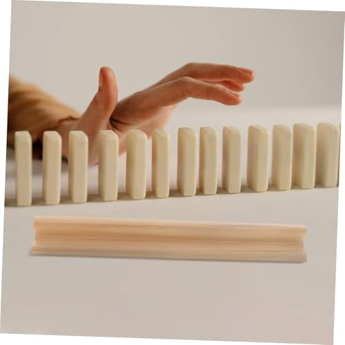 Base de Madera para Fichas Mahjong y Domino miniatura 5