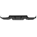 Rear Bumper Lip Diffuser Compatible With 2011-2014 Subaru Impreza 4 Door Sedan | Unpainted Black ABS Lower Air Flow Diffuser Splitter by IKON MOTORSPORTS | 2012 2013