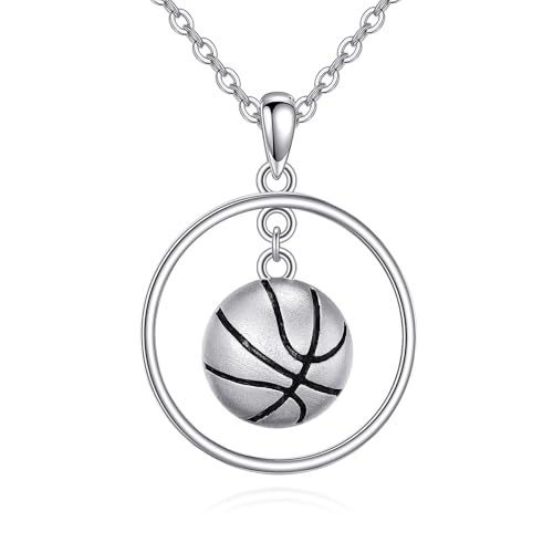 AOBOCO Rugby/Softball/Basketball Necklace for Men Women Sports Accessories Jewelry Gift for Lovers Birthday Christmas Jewelry for Her