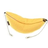 WEISUO Banana Hamster Bed House Hammock Small Animal Warm Bed House Cage Nest Hamster Accessories...