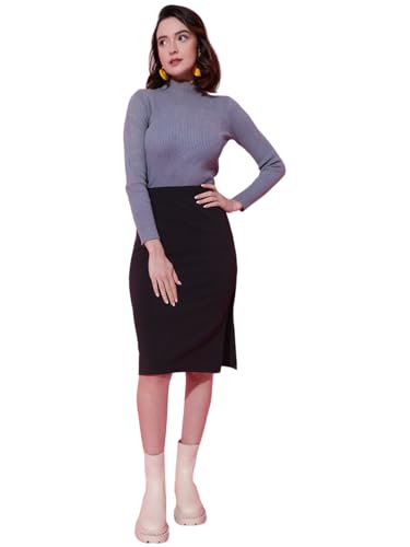 Image of KOTTY Women's Solid and Printed Skirts - A-Line || Pencil || Midi || Maxi || Knee-Length || Flared || Asymmetric Styles for Chic and Comfortable Fashion
