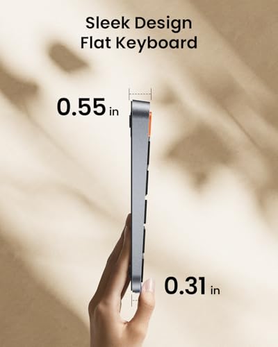 ProtoArc K90-A Backlit Bluetooth Keyboard for Mac/iPad, Space Gray - image 8
