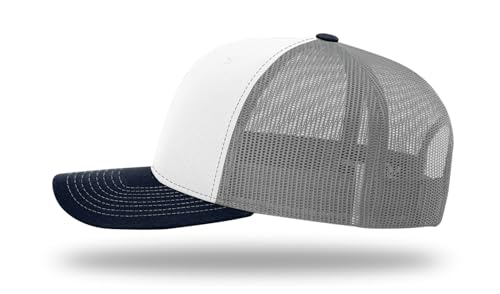 Image of Richardson 112 Trucker Hat - Premium Blank Baseball Cap, Adjustable Snapback Hat - Structured Six Panel Richardson Blank Hats