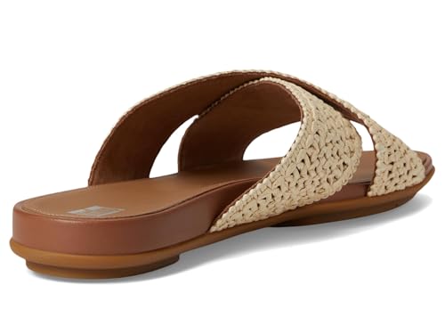 Image of FitFlop Women's Gracie Leather Cross Slide