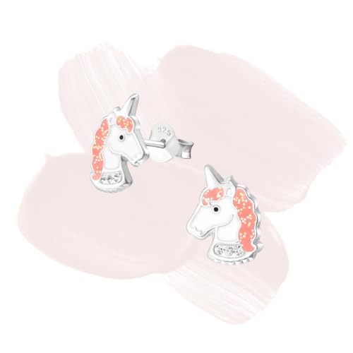 Les boucles d'oreilles licornes pour baptême de fille