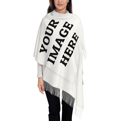 Custom Scarfs For Women Personalized Winter Scarf Design Your Own Warm and Soft Scarf Customized Gifts