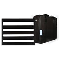 Novo 18 Pedal Board Soft Case with Shoulder Strap 90" of Professional-Grade Hook-and-Loop Assortment of zip ties