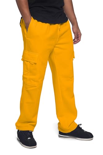 Men's Heavyweight Fleece Cargo Sweatpants4