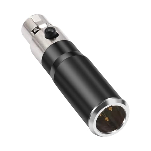 Shuade Tool-Free 4Pin XLR Femmina 3Pin Maschio Adattatore Generale Compatibilità Dispositivo Design Compatto Adattatore uditivo Per Dispositivi Audizionali Professionali