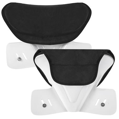 Shupakul 2 Pcs Detachable Football Butterfly Restrictor 1cm Extra Thickened Football Neck Protector Attach to Shoulder Pad Cowboy Collar Shoulder Pad for Adult Athlete Sport Enhanced Impact Protect