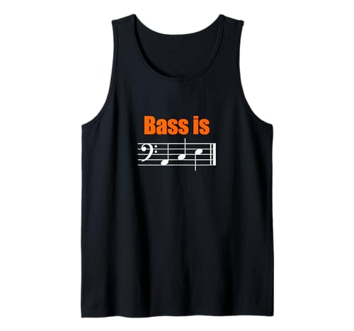 Bass is ACE Bass Guitar - Bajista Bajista Camiseta sin Mangas