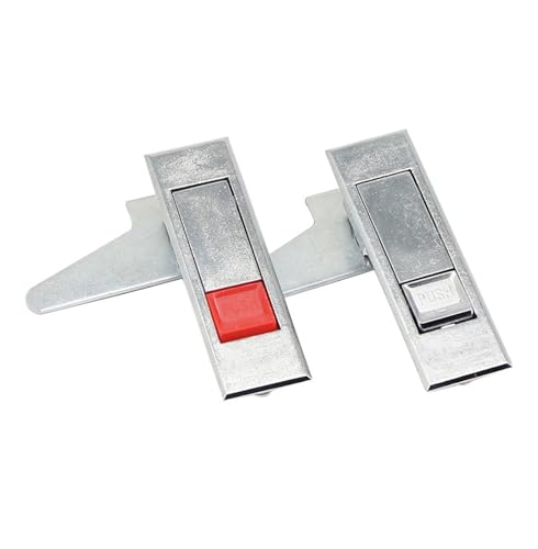 Serrure à bouton MS603 rouge pour boîtier électrique sans perte de clé