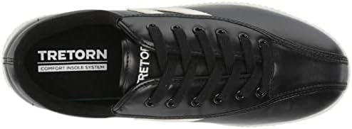 TRETORN Women's Nyliteplus Sneakers Lace-Up Casual Shoes Classic Vintage Style Black/White Review | Image 4