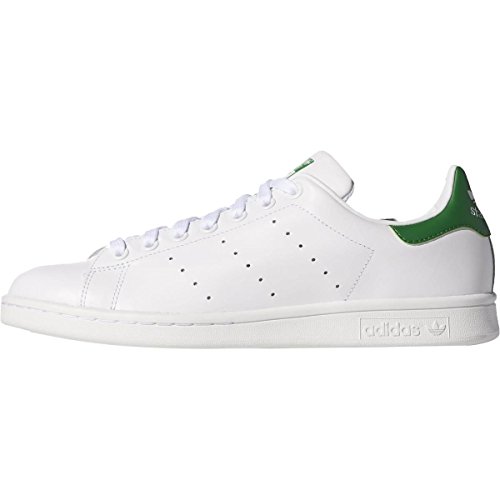 adidas Stan Smith, Zapatillas Unisex Adulto, Blanco Blanco Corriente Azul Marino Nuevo, 43 1/3 EU