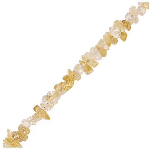 Collier en citrine de 254 cm, bijoux pierres précieuses brut iolite