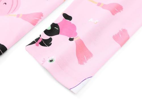 Topgal Big Girls Tie Dye Green & Orange Swirl Fall Pajamas Long Sleeves 2-Piece PJ Set Cute Jammies Size 6-184