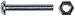 Dorman 340-715 1/4"-20 x 1-1/2" Stove Bolt with Nut