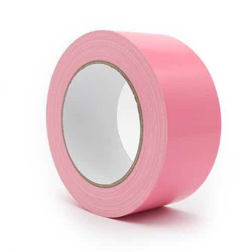 Image of Multi Purpose Pink Duct Tape 2 Inch X 33 Yards, Heavy Duty Strong Adhesive Tape, No Residue, Waterproof All Weather, Tear by Hand, Industrial Repairs.