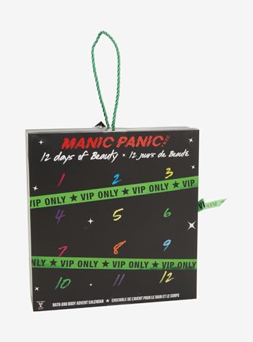 Hot Topic Manic Panic 12 Days of Beauty Bath & Body Advent Calendar Multi None