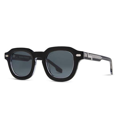 KIAURA NEUTRA Premium UV400 Polarized Sunglasses- Shape Memory Acetate Frames, Scratch-Resistant...